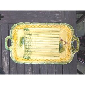 VINTAGE Williams Sonoma Asparagus Serving Platter, Made in Italy 10170